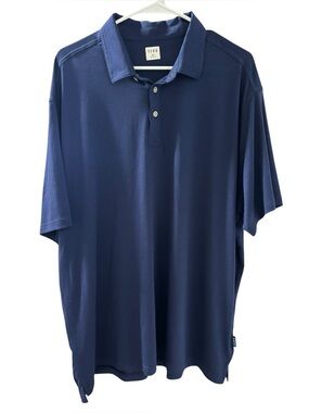 ROWM Men's Classic Navy Polo Short Sleeve Shirt Size XXL